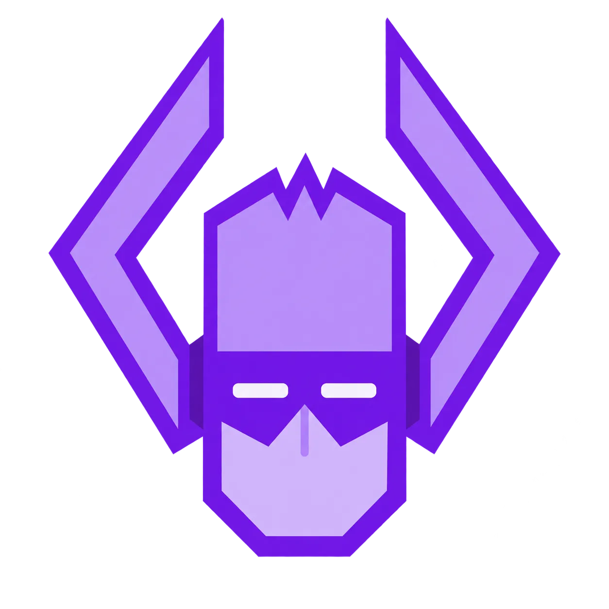Illustrated thegalactus helmet emblem